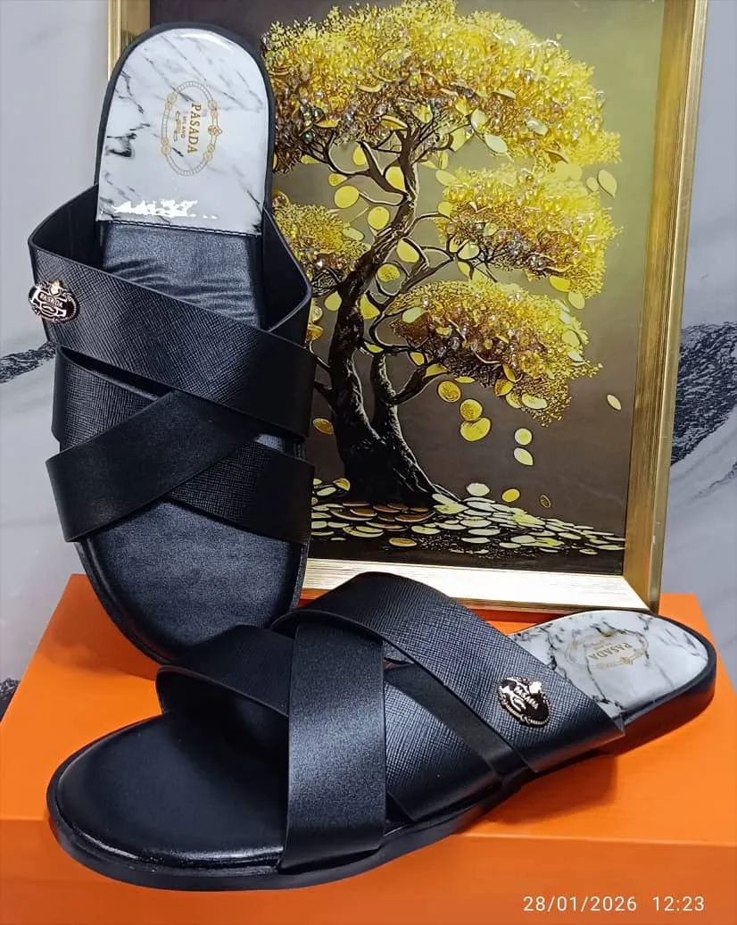 Gallery Photo 3 - Marketplace | Men’s Luxury Leather Sandals – 11,000 Fcfa 🔥, Bonduma, Buea, Cameroon | Clothing, Shoes, & Others  > Men's shoes