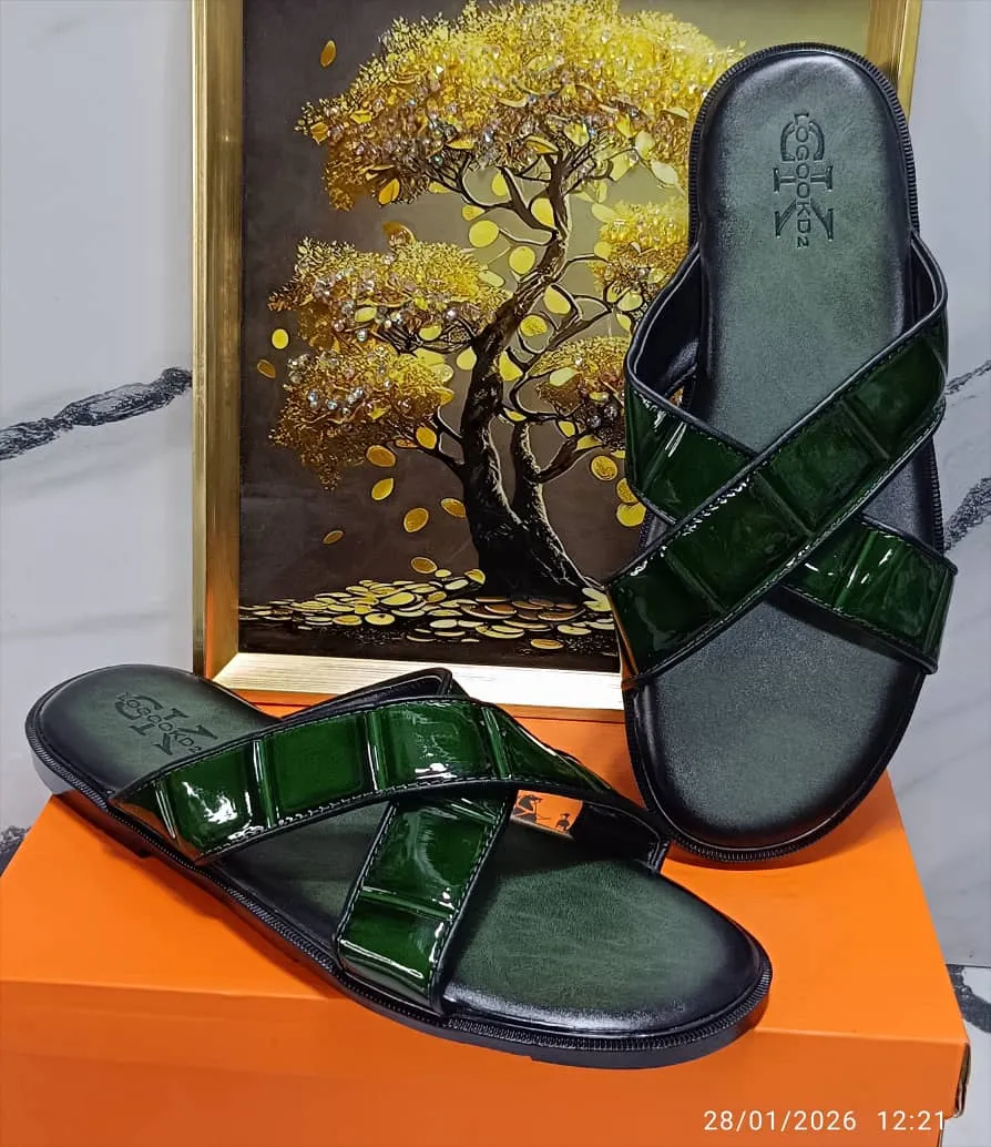 Gallery Photo 7 - Marketplace | Men’s Luxury Leather Sandals – 11,000 Fcfa 🔥, Bonduma, Buea, Cameroon | Clothing, Shoes, & Others  > Men's shoes