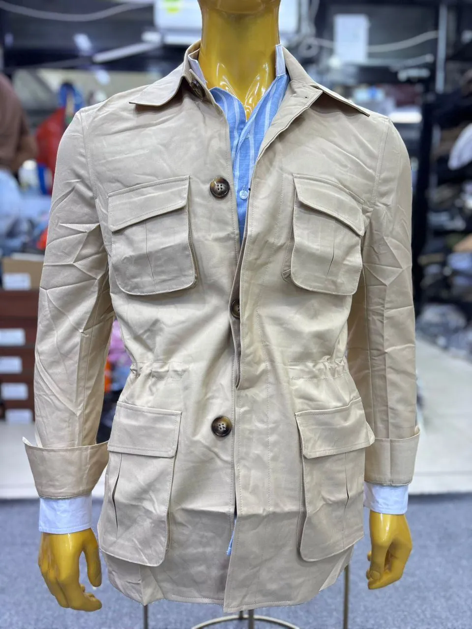 Gallery Photo 2 - Marketplace | Safari Shirt – Classic & Trendy 🌸, Bonduma, Buea, Cameroon | Clothing, Shoes, & Others 