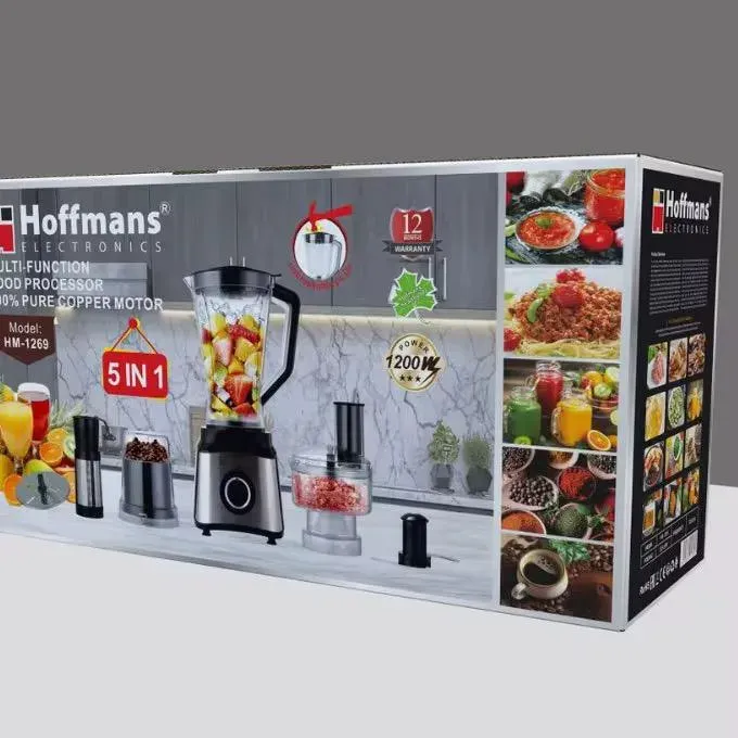 Main Photo - Marketplace | Hoffman’s Electronics 5-In-1 Multifunction Food Processor For Sale 🔥, Sandpit, Buea, Cameroon | Home, Food & Garden  > Furniture